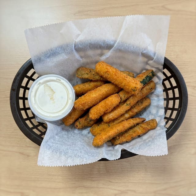 Breaded Zucchini.
