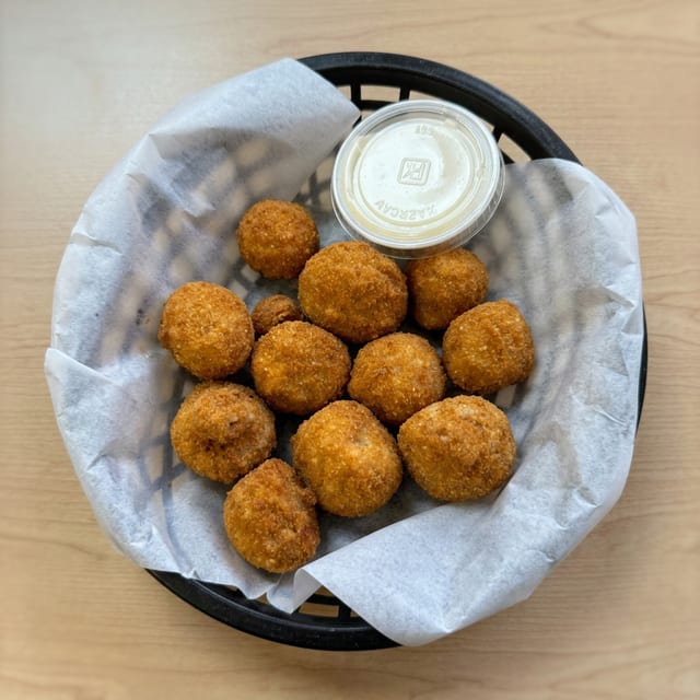 Breaded Mushrooms.